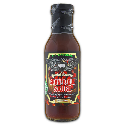 Croix Valley Cran-B-Cue Sauce 12OZ