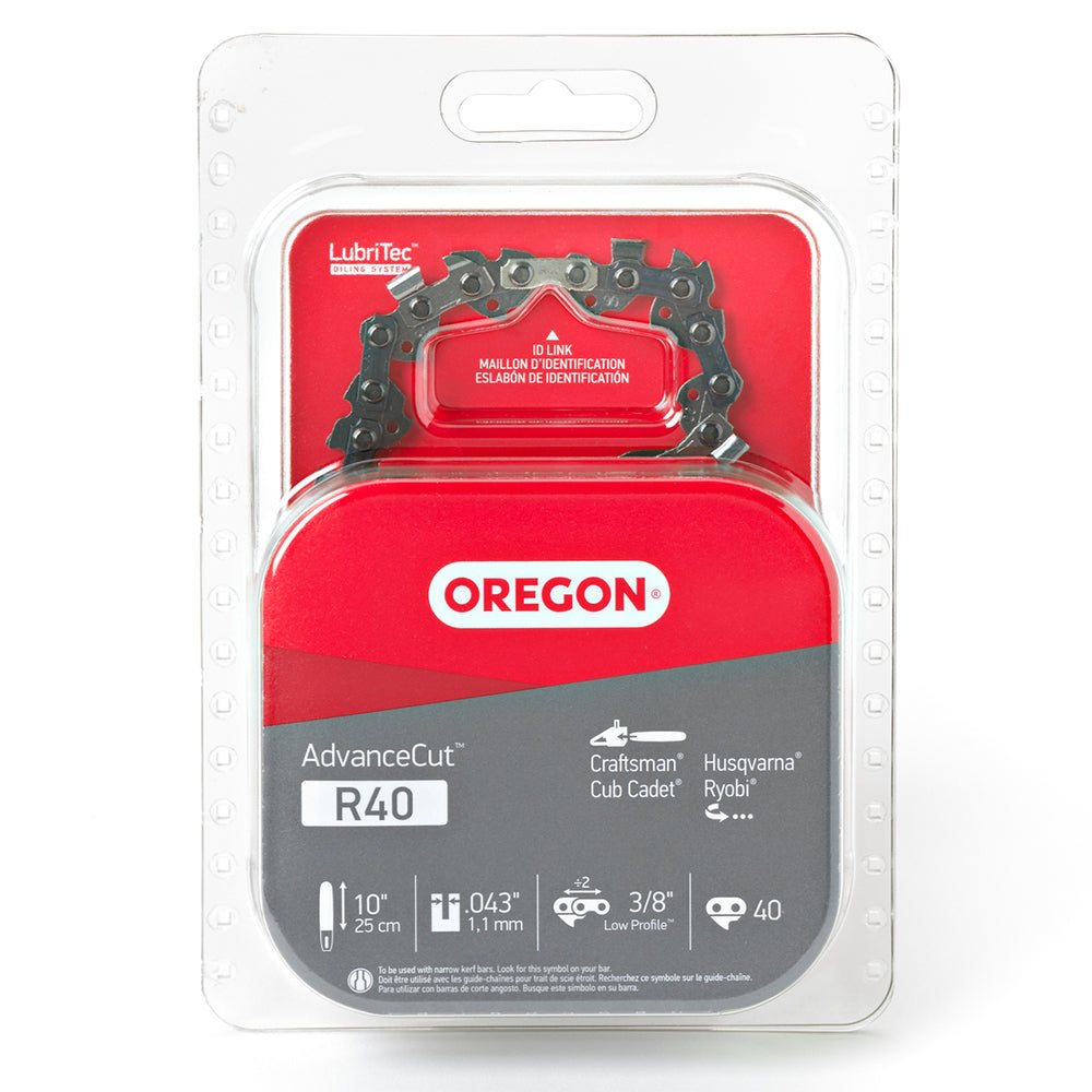 Oregon Chainsaw Chain Loop, 3/8" LP .043 40DL (90PX) (R40)
