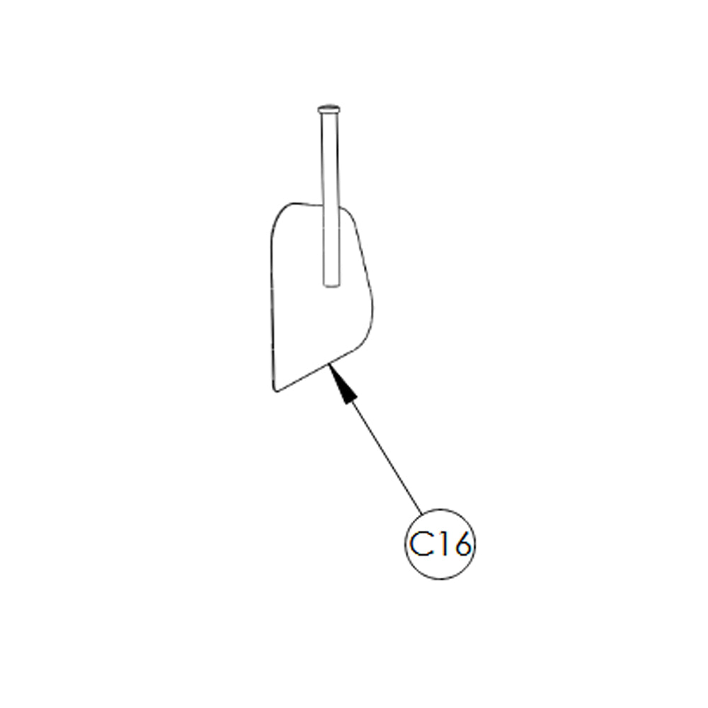Log Stop Paddle for Japa 435 (Part # 435770)