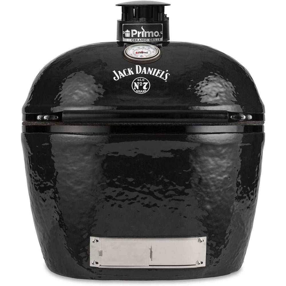 Primo Oval XL Charcoal Grill Jack Daniels Edition, Kamado Style Ceramic Grill
