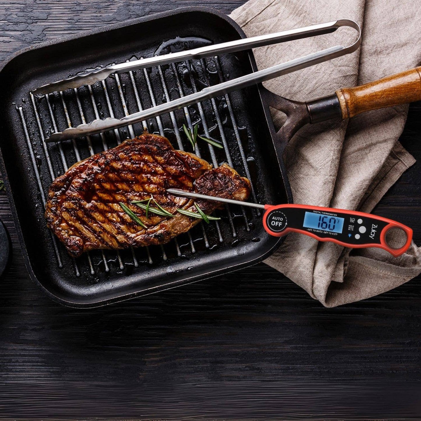 Instant Read Digital Meat Thermometer with Probe