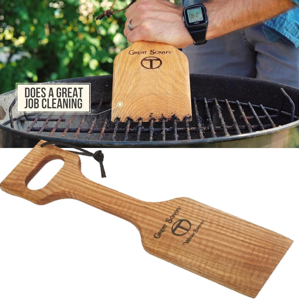 Great Scrape BBQ Cleaning Tool & Wood Grill Scraper