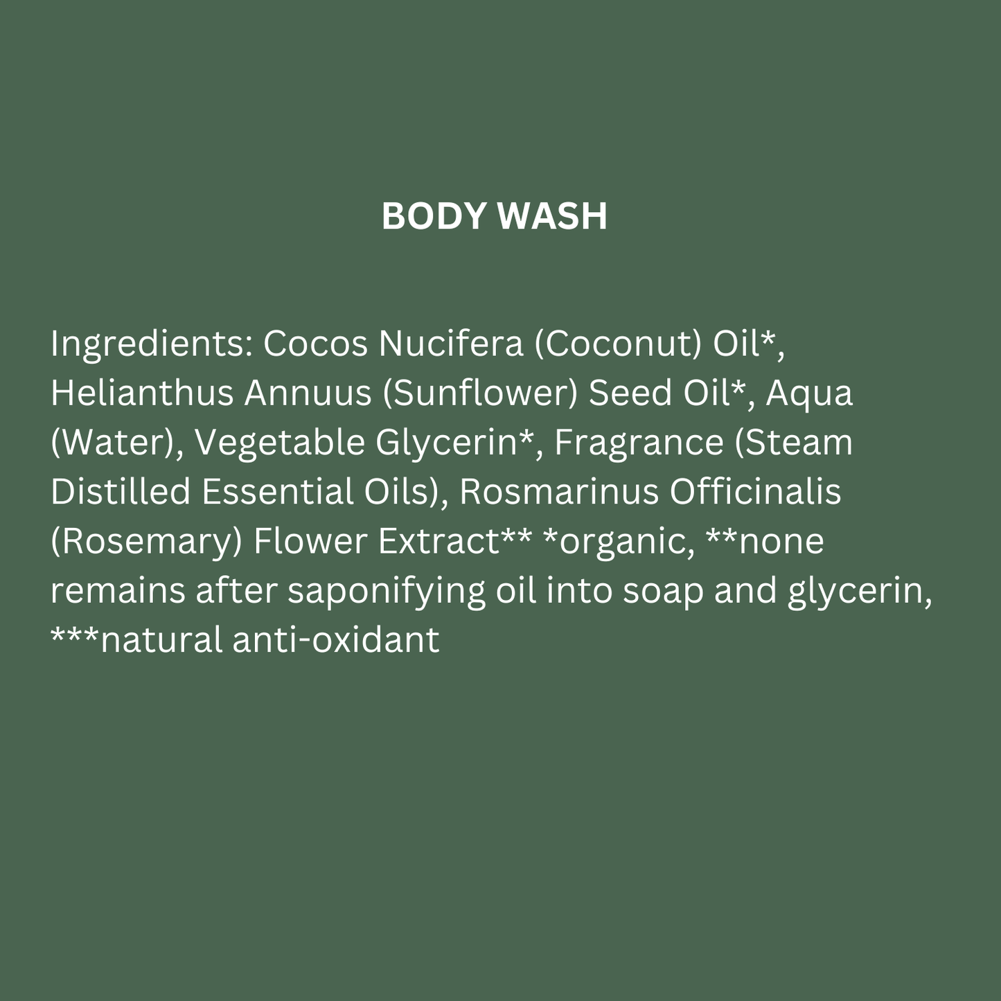 Body Wash - Redwood Mist (8oz)