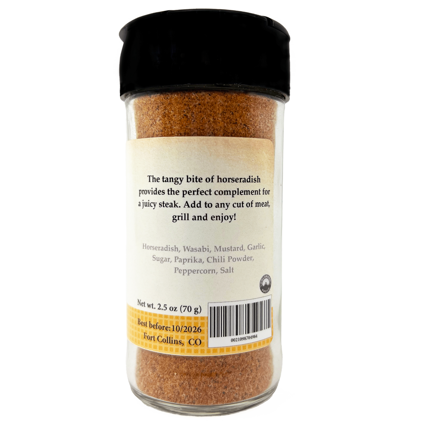 Horseradish Steak Rub, Gourmet Steak Spices & Seasoning