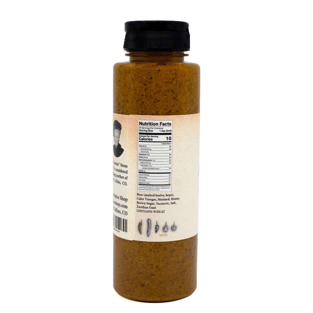 Auntie Stone Beer Mustard, Beer Infused Mustard