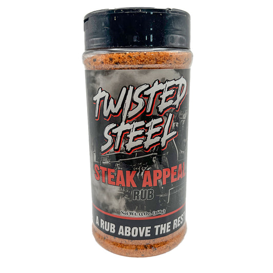Twisted Steel Steak Appeal Seasoning by Marty Plute *CLOSEOUT*