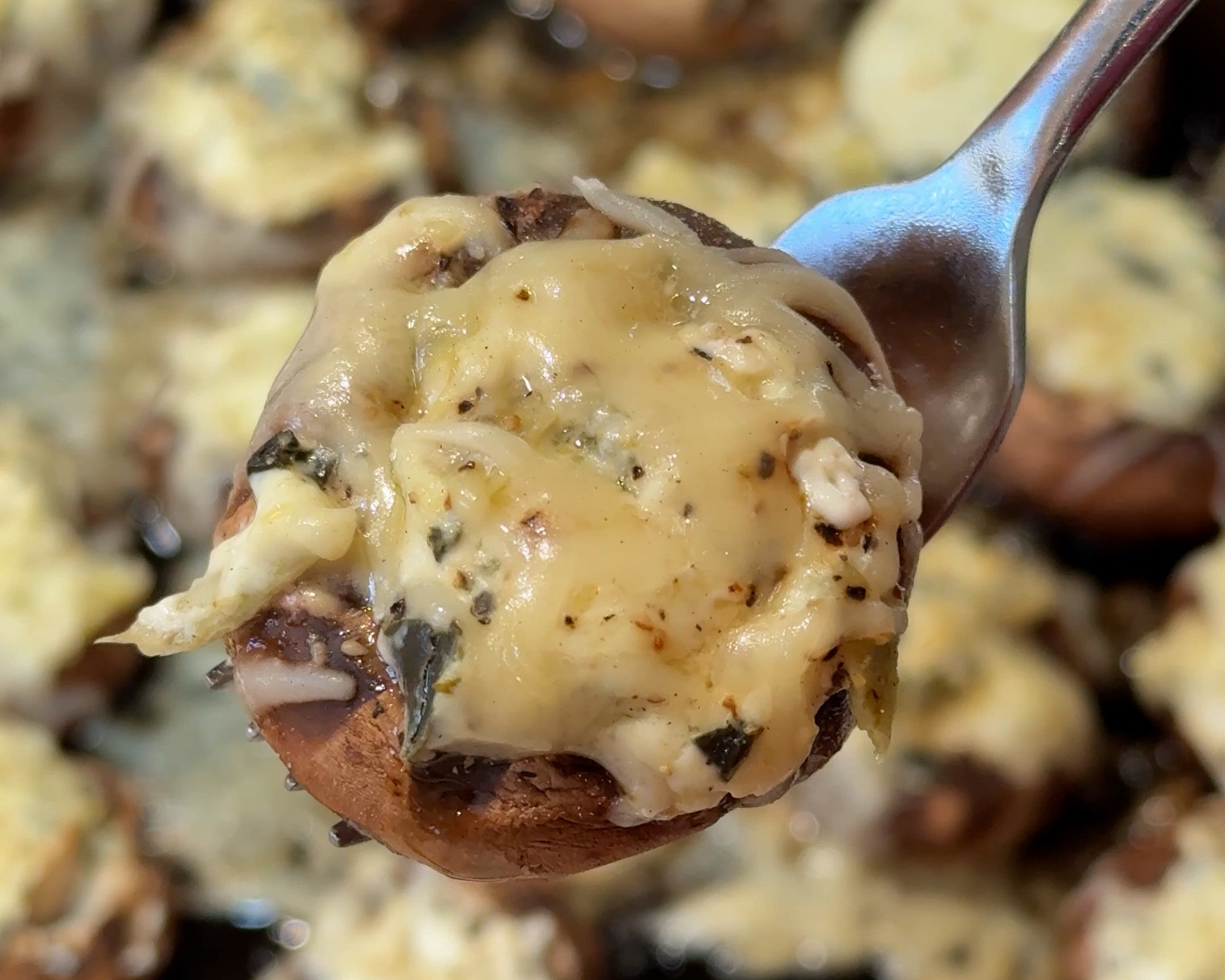 Easy Stuffed Baby Bella Mushrooms Appetizer