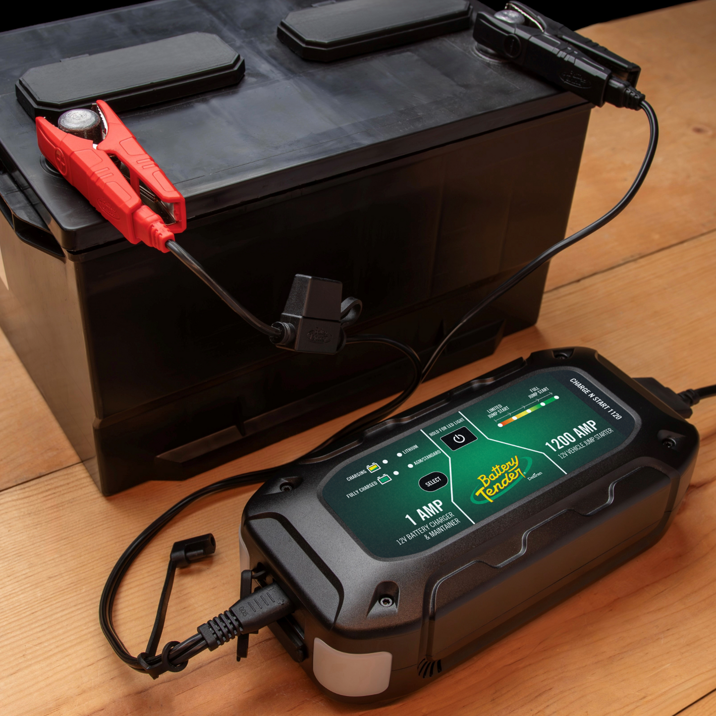 Charge N Start 1120 1 AMP Battery Charger & 1200 AMP Jump Starter