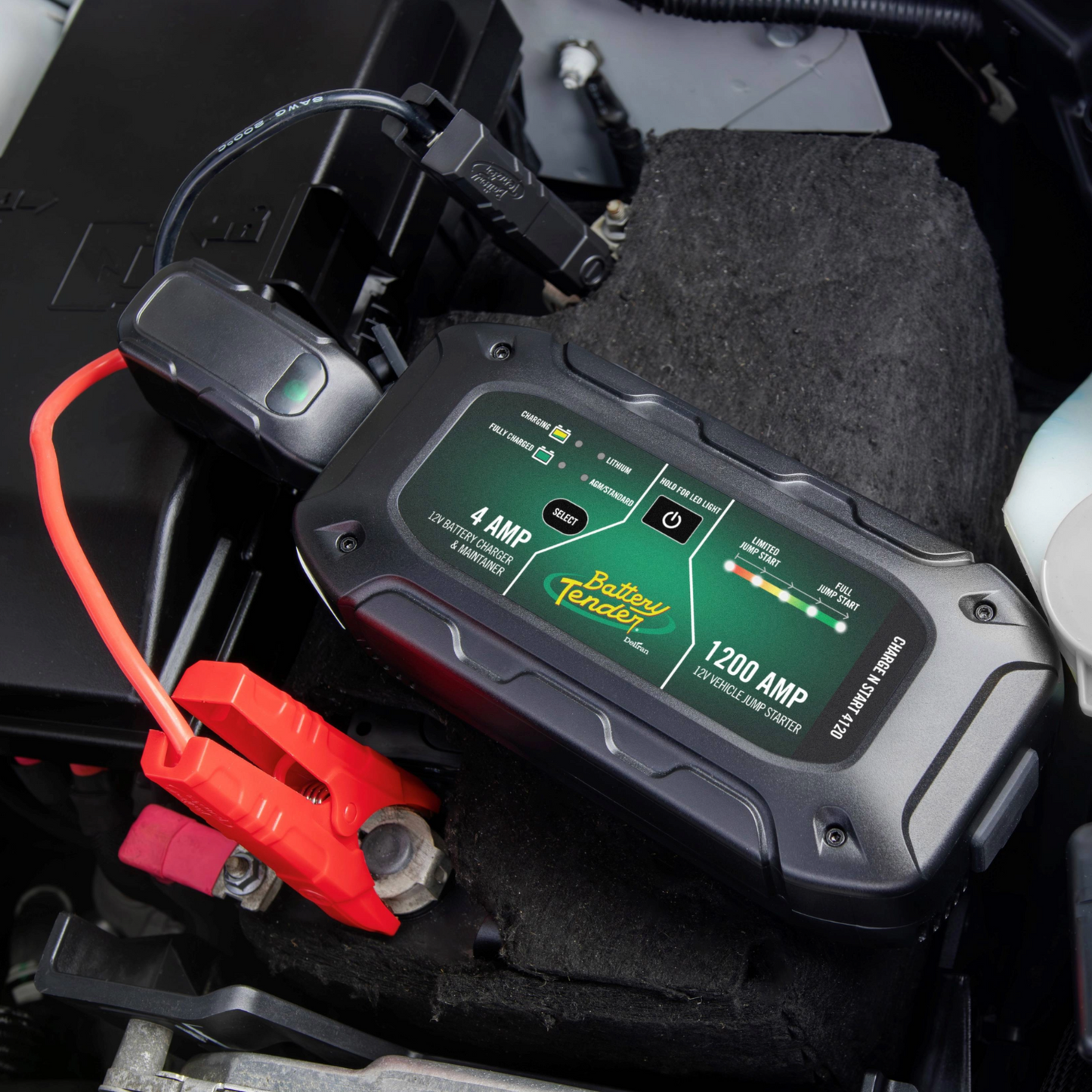 Charge N Start 4120 4 AMP Battery Charger & 1200 AMP Jump Starter