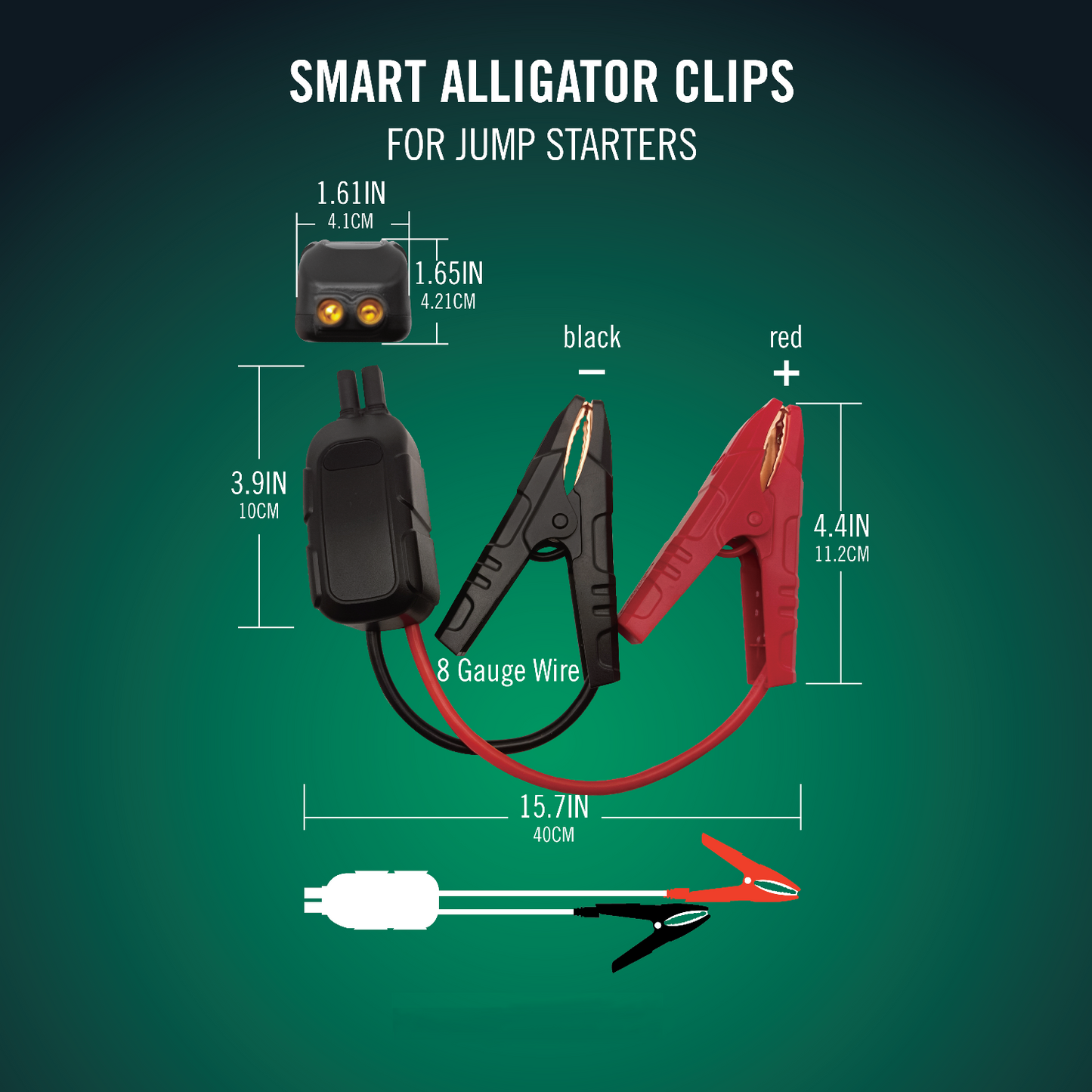 1500 AMP Jump Starter - 12000mAh Power Bank