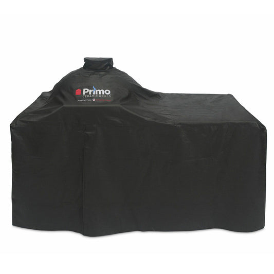 Primo Grill Cover for LG or Oval JR with Countertop Table