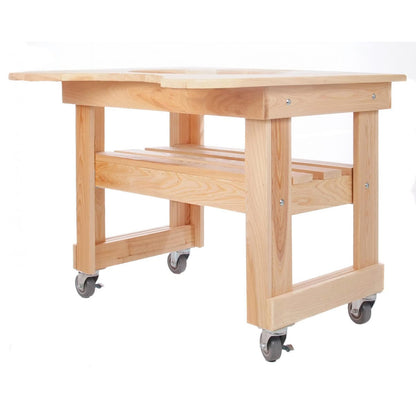 Primo Curved Cypress Table For Oval XL (Includes Ceramic Feet) - PG00600