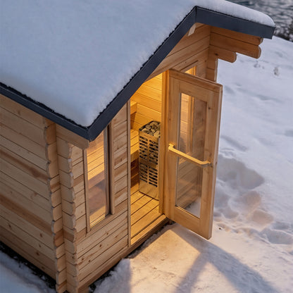 CT Palmer Cabin Sauna w/ Electric Heater (1-4 People)