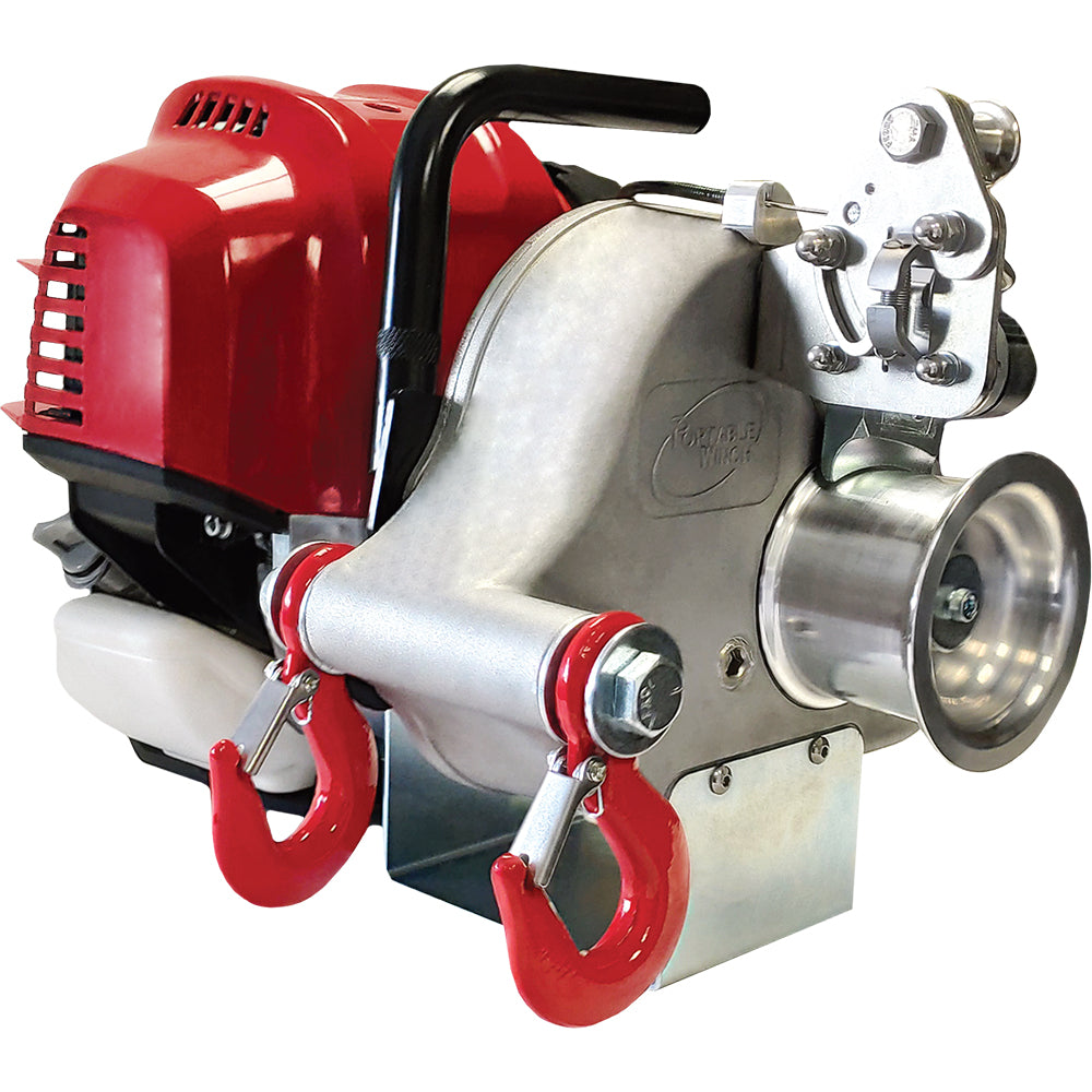 Portable Winch PCW4000, Honda GX50 Gas-Powered Portable Winch