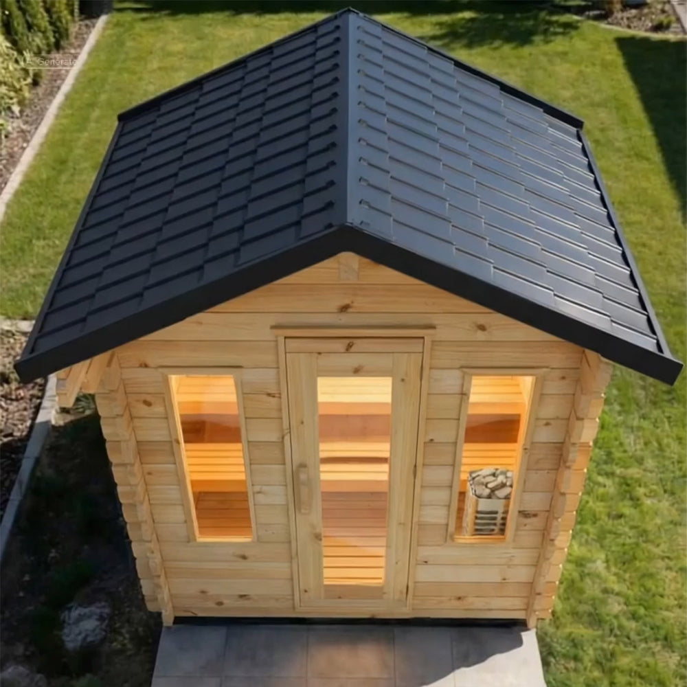 CT Palmer Cabin Sauna w/ Electric Heater (1-4 People)