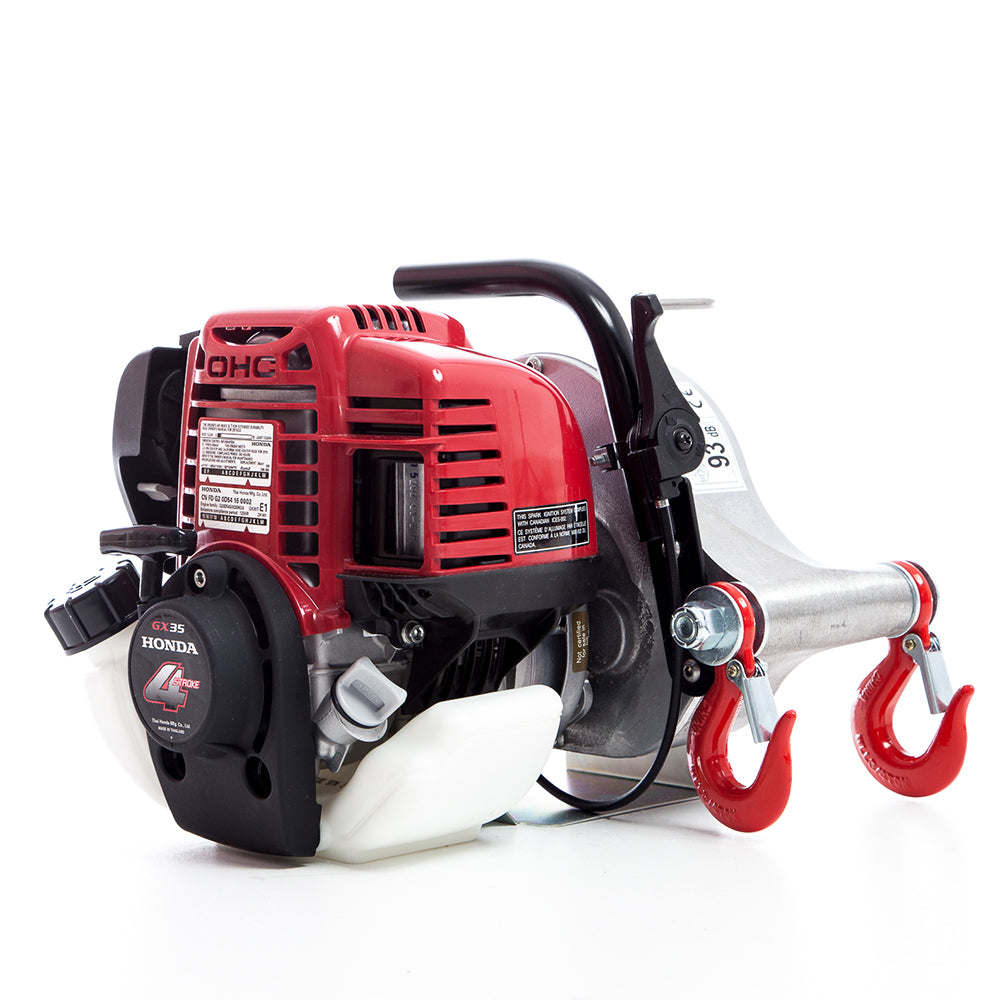 Portable Winch PCW3000, Honda GX35 Gas-Powered Portable Winch