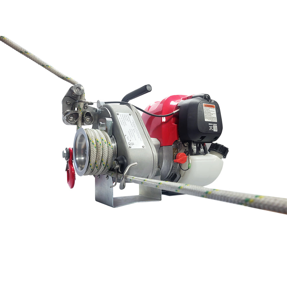 Portable Winch PCW4000, Honda GX50 Gas-Powered Portable Winch