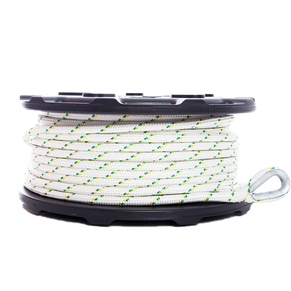 Portable Winch 1/2'' Double Braid Polyester Ropes with Eye Splice & Thimble
