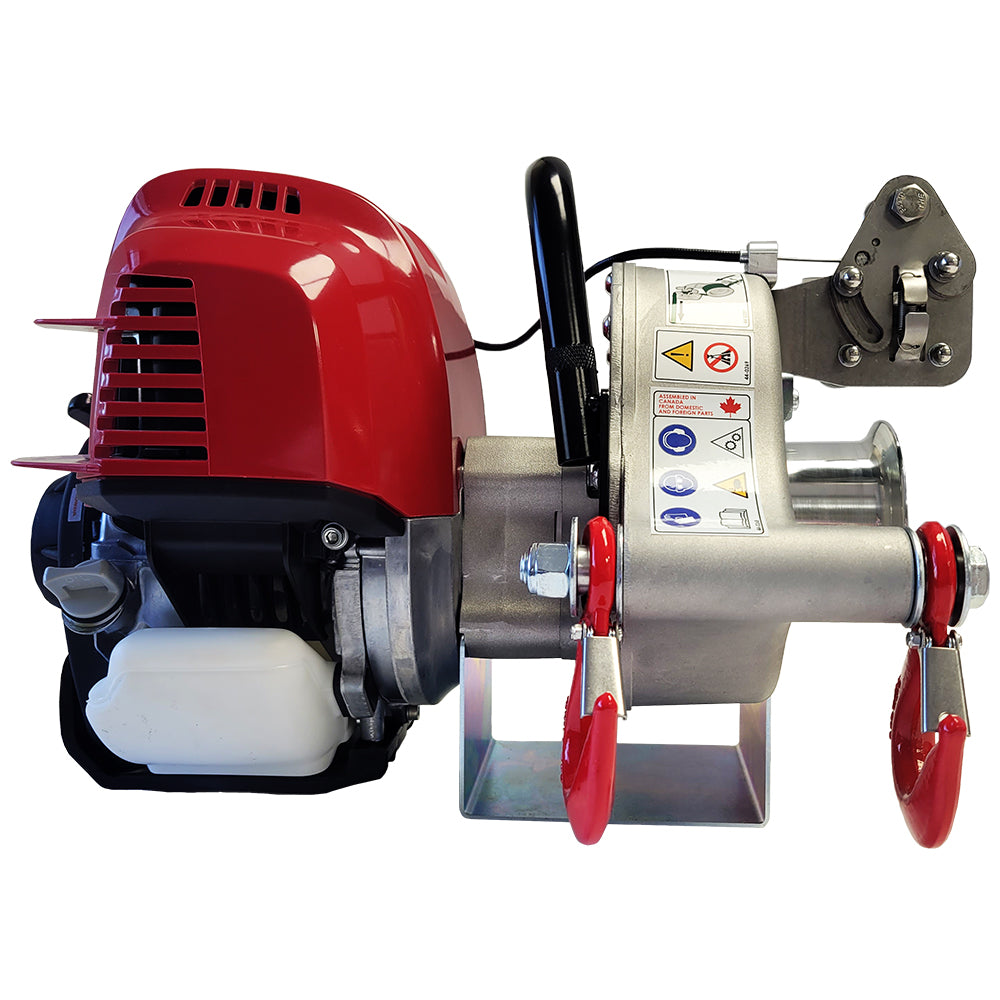 Portable Winch PCW4000, Honda GX50 Gas-Powered Portable Winch