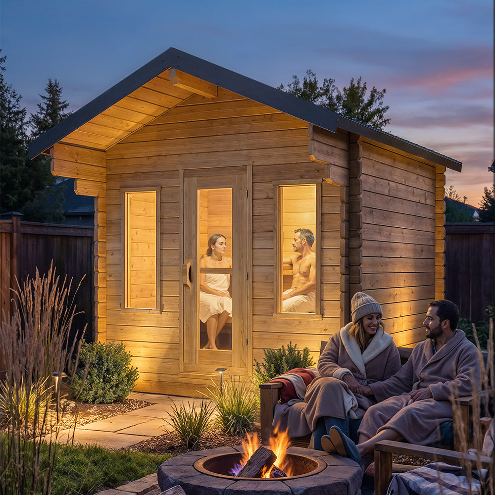 CT Palmer Cabin Sauna w/ Electric Heater (1-4 People)