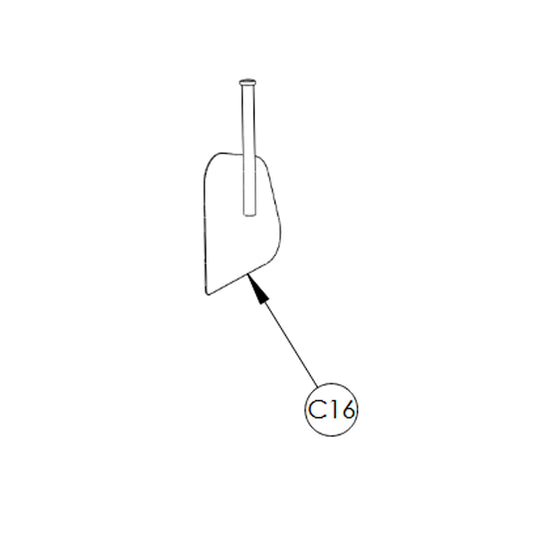 Log Stop Paddle for Japa 435 (Part # 435770)