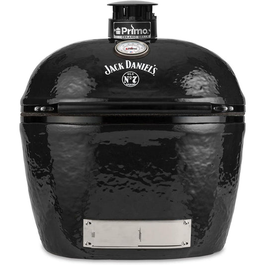 Primo Oval XL Charcoal Grill Jack Daniels Edition, Kamado Style Ceramic Grill