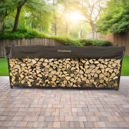 The Woodhaven 10ft Firewood Rack