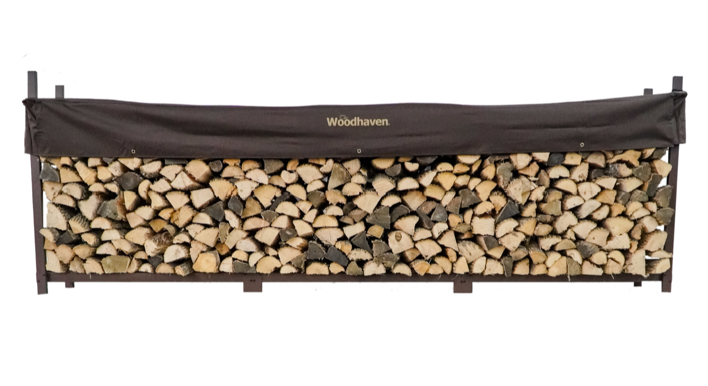 The Woodhaven 12ft Firewood Rack
