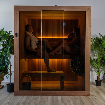 CT Element Indoor Sauna Loft w/ Electric Heater (1-3 People)