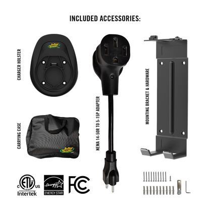 eCharge 32 AMP, Level 1+2 Portable Electric Vehicle Charger