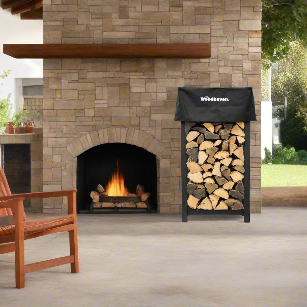 The Woodhaven 4 x 2 Firewood Rack