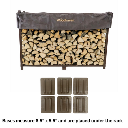 The Woodhaven 6ft Firewood Rack