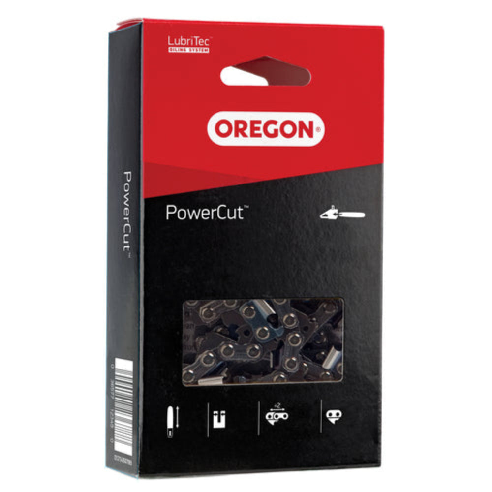 Oregon 72EXL068G PowerCut Full Chisel, 3/8" Pitch Saw Chain.050" Gauge, 68 Drive Links