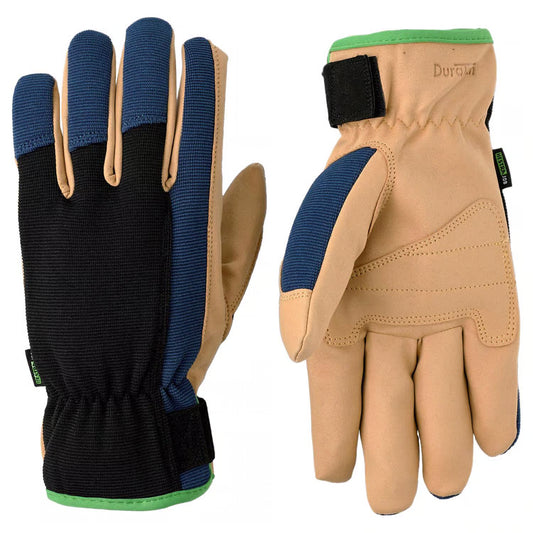 Hestra Job Unisex Indoor/Outdoor Duratan Flex Work Gloves Black/Blue #75100-100260