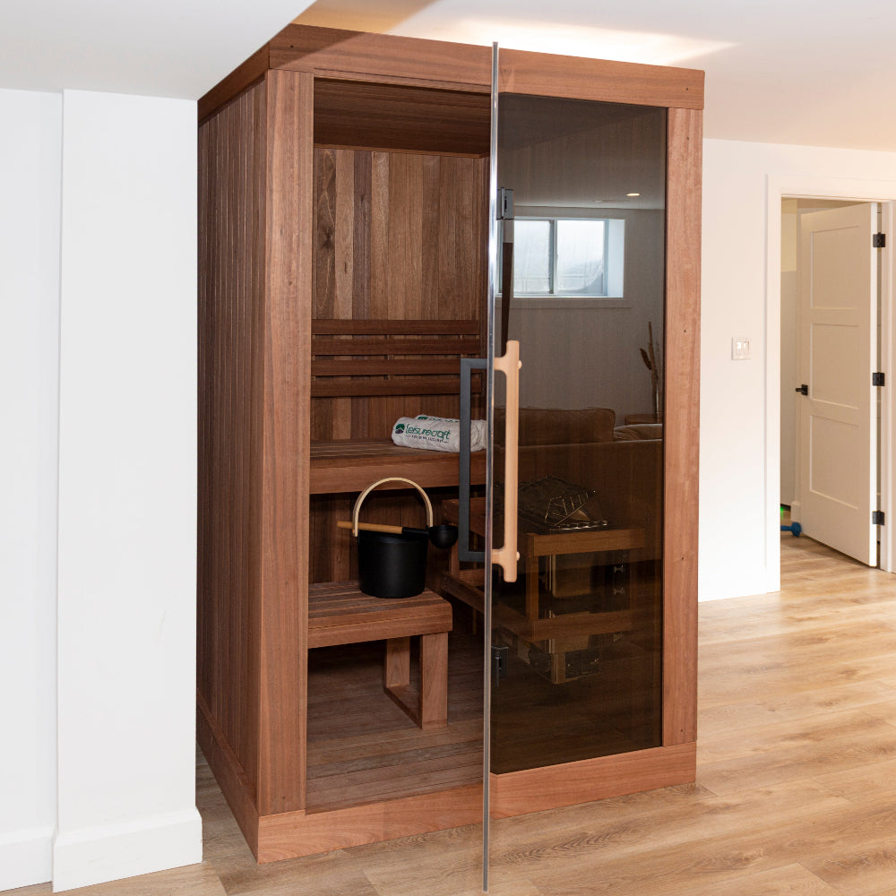 CT Element Indoor Sauna Nook w/ Electric Heater (1-2 People)
