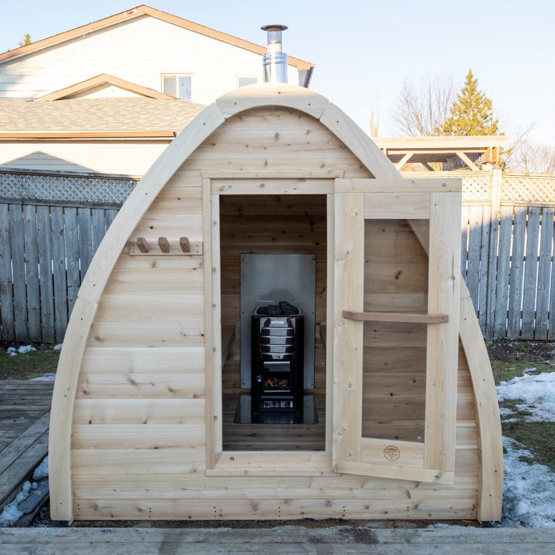 Canadian Timber MiniPOD Sauna (Wood-Fired)