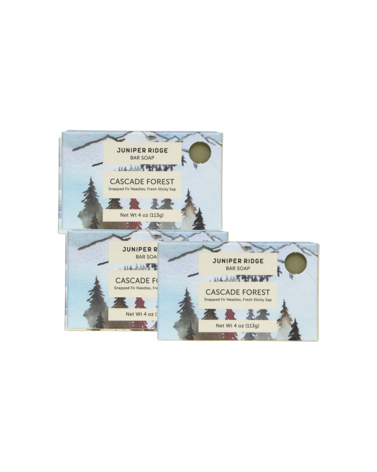 Cascade Forest Bar Soap 3-Pack