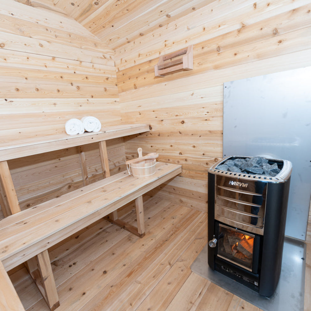 CT Georgian Sauna w/ Wood-Fired Heater