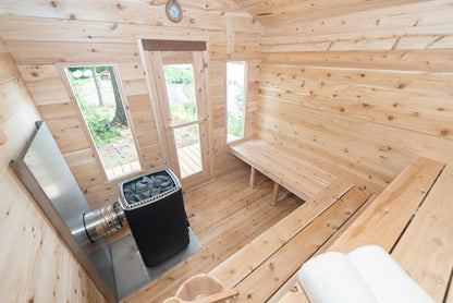 CT Georgian Sauna w/ Wood-Fired Heater