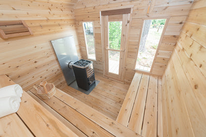 CT Georgian Sauna w/ Wood-Fired Heater