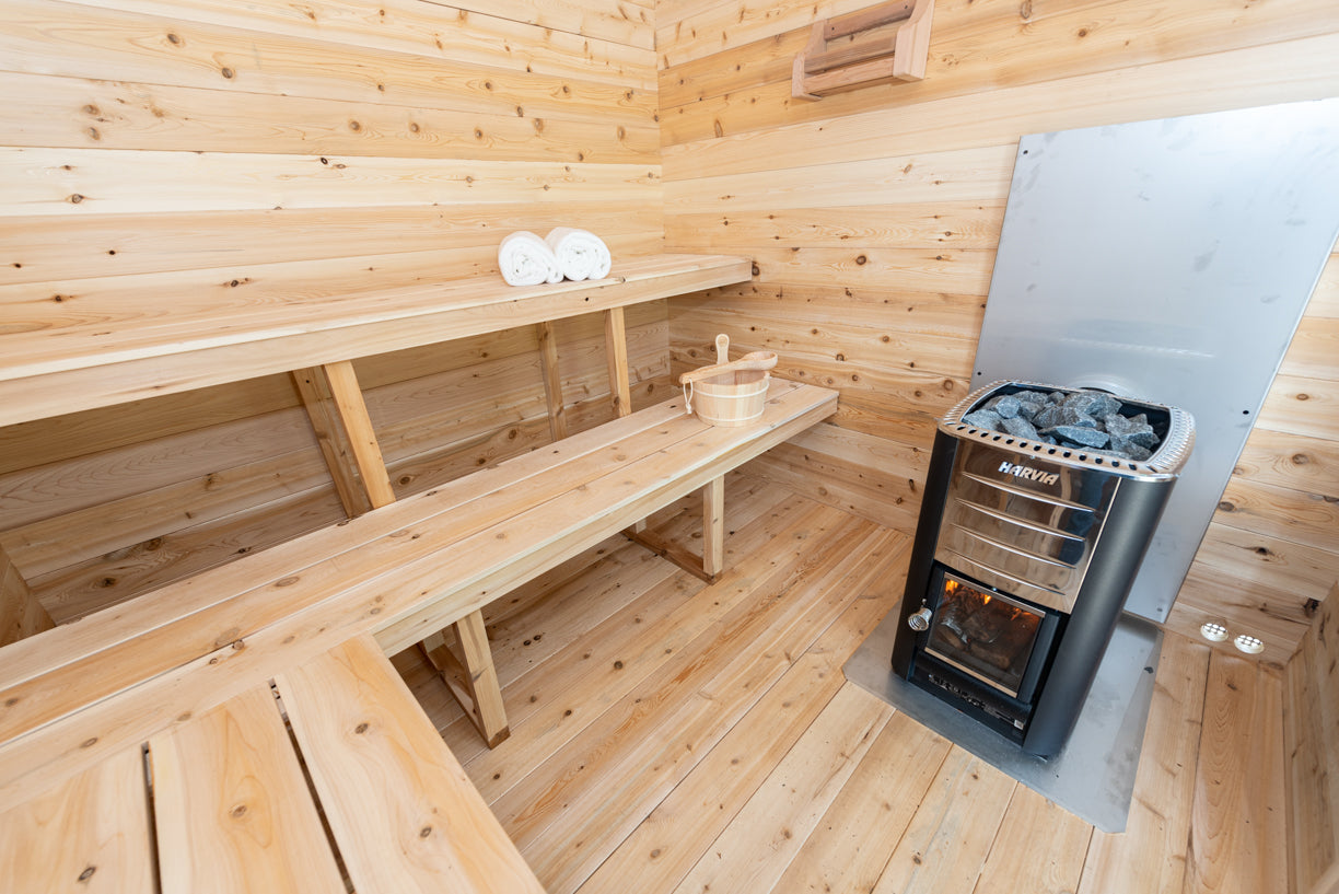 CT Georgian Sauna w/ Wood-Fired Heater