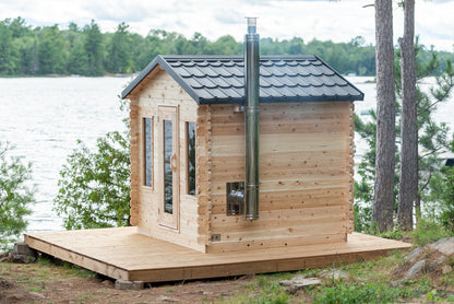 CT Georgian Sauna w/ Wood-Fired Heater