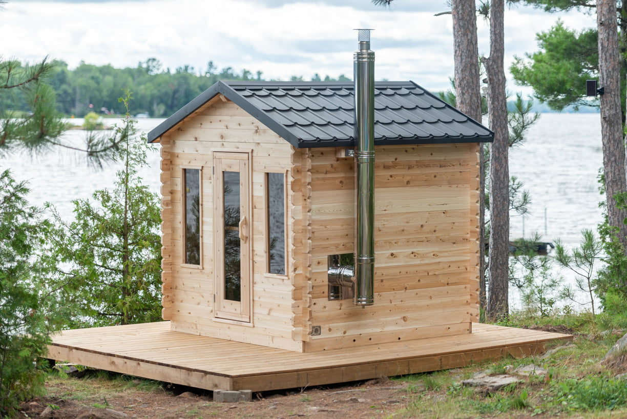 CT Georgian Sauna w/ Wood-Fired Heater