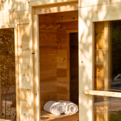 Georgian Cabin Sauna with Changeroom (Wood-Fired)