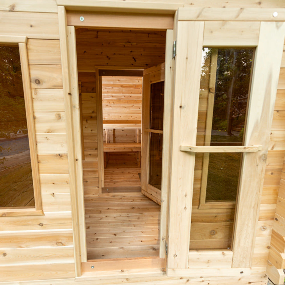 Georgian Cabin Sauna with Changeroom (Wood-Fired)