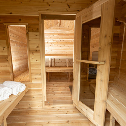 Georgian Cabin Sauna with Changeroom (Wood-Fired)
