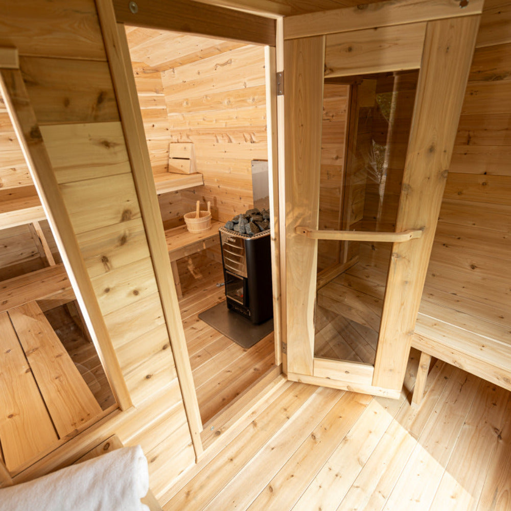 Georgian Cabin Sauna with Changeroom (Wood-Fired)