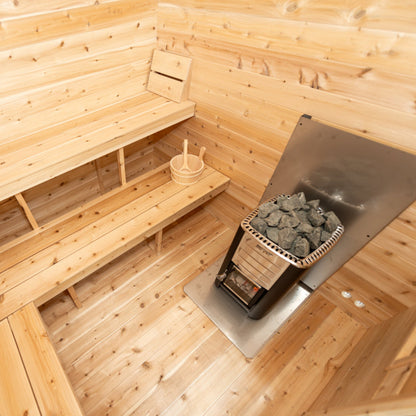 Georgian Cabin Sauna with Changeroom (Wood-Fired)