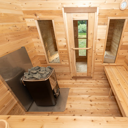 Georgian Cabin Sauna with Changeroom (Wood-Fired)