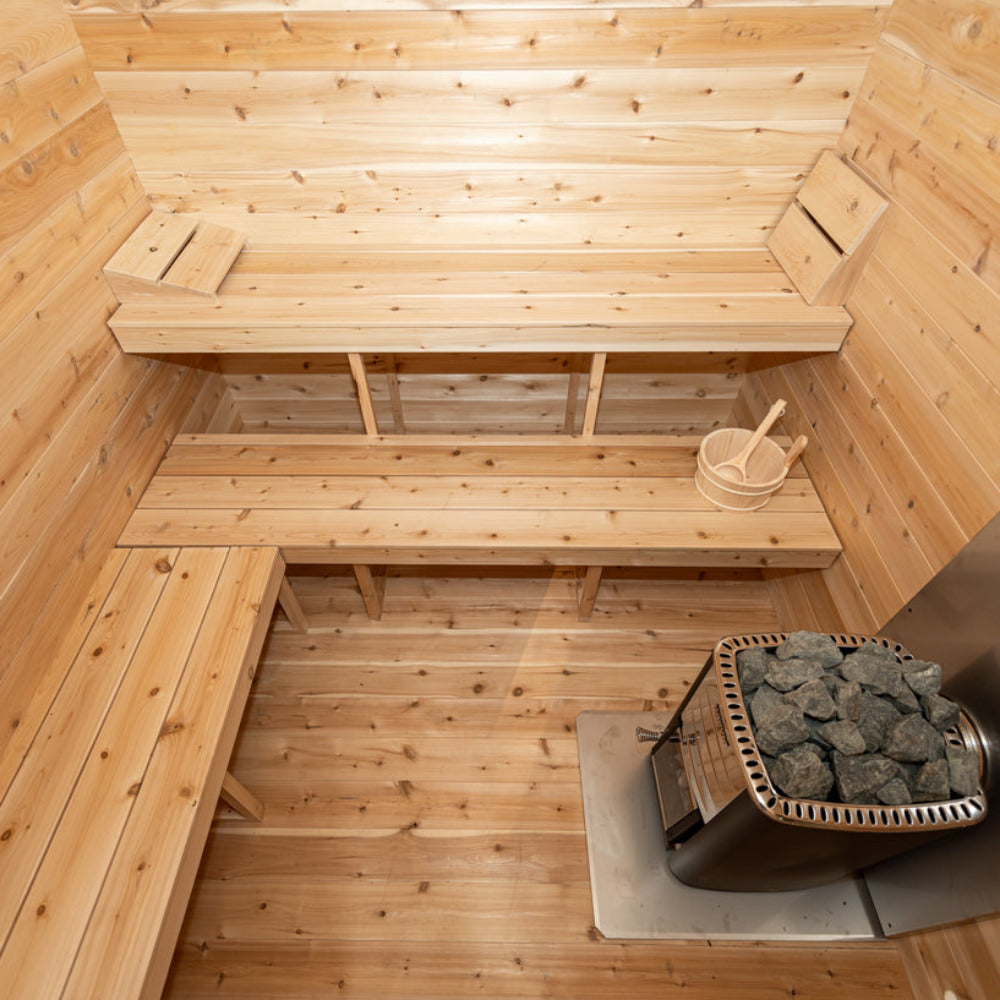 Georgian Cabin Sauna with Changeroom (Wood-Fired)